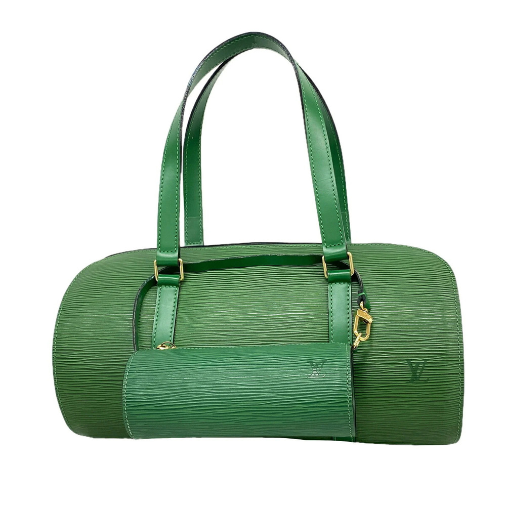 Louis Vuitton Epi Soufflot Handbag M52224 Borneo Green Women's